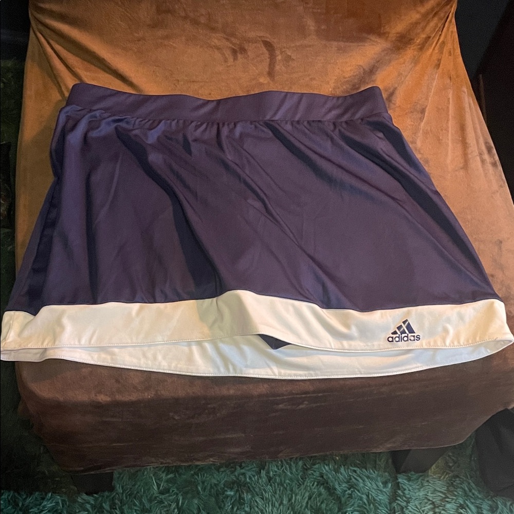 Adidas Violet and Cream Athletic Skirt